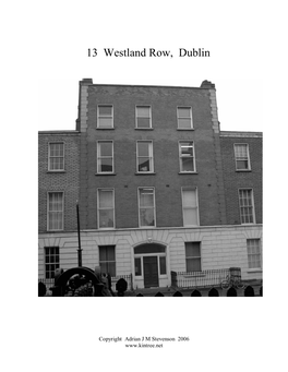 13 Westland Row, Dublin