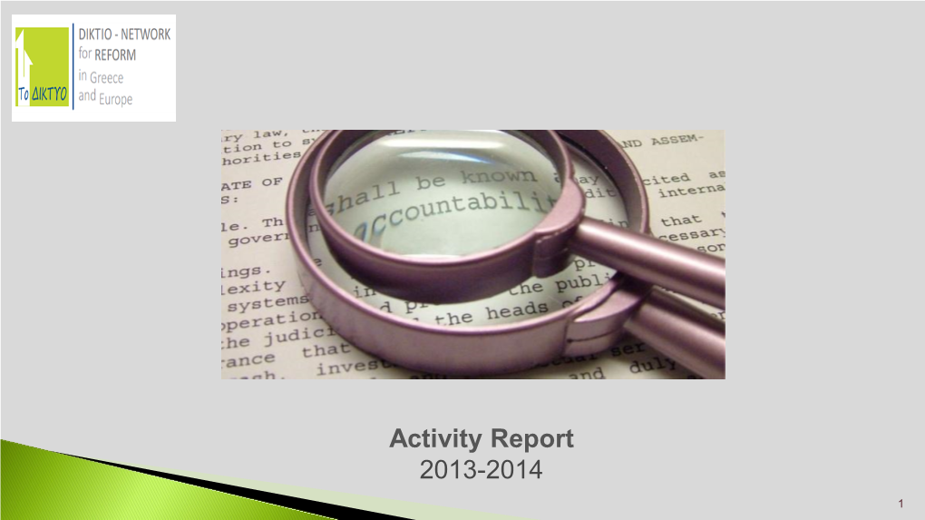 Activity Report 2013-2014