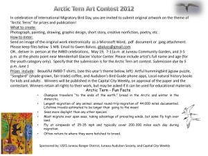 Arctic Terns” for Prizes and Publication! What to Create: Photograph, Painting, Drawing, Graphic Design, Short Story, Creative Nonfiction, Poetry, Etc