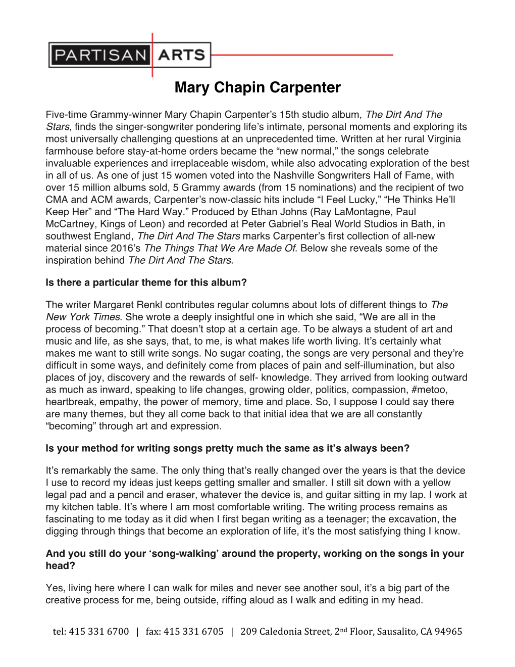 Mary Chapin Carpenter