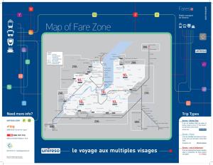 Map of Fare Zone