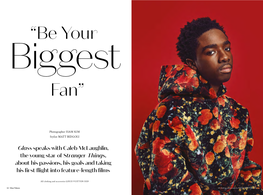 Glass Speaks with Caleb Mclaughlin, the Young Star of Stranger Things, About His Passions, His Goals and Taking His First Flight Into Feature-Length Films