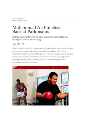 Muhammad Ali Punches Back at Parkinson's