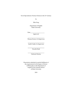 Duke University Dissertation Template