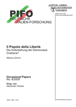 Politische Italien-Forschung