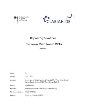 Repository Solutions