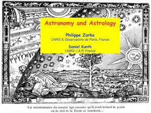 Astronomy and Astrology