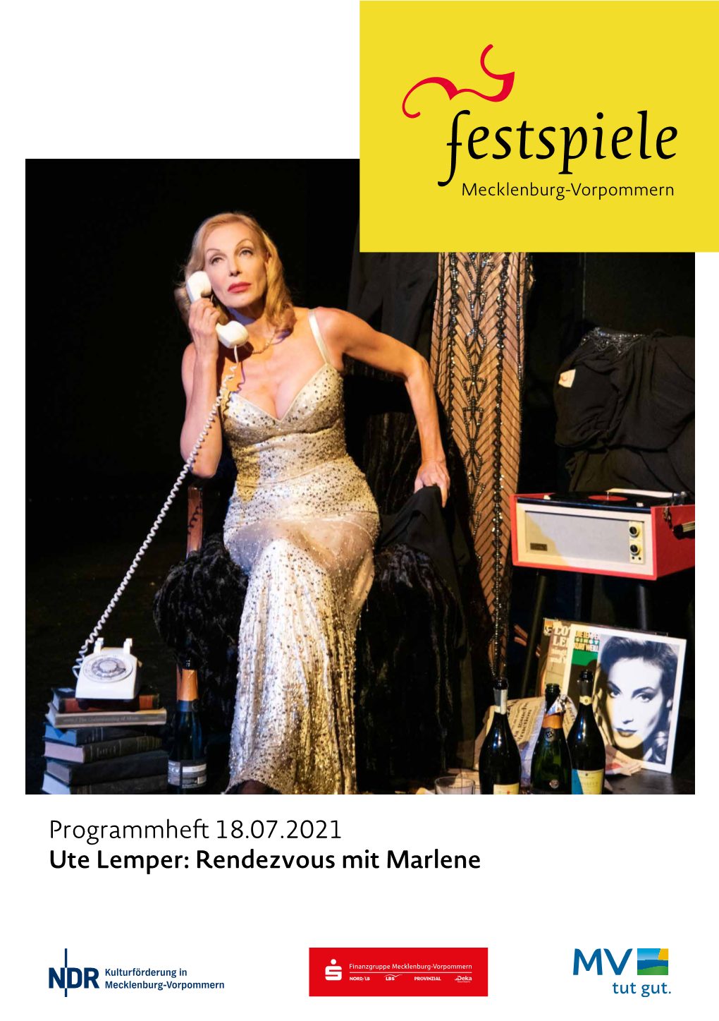 Programmheft 18.07.2021 Ute Lemper: Rendezvous Mit Marlene