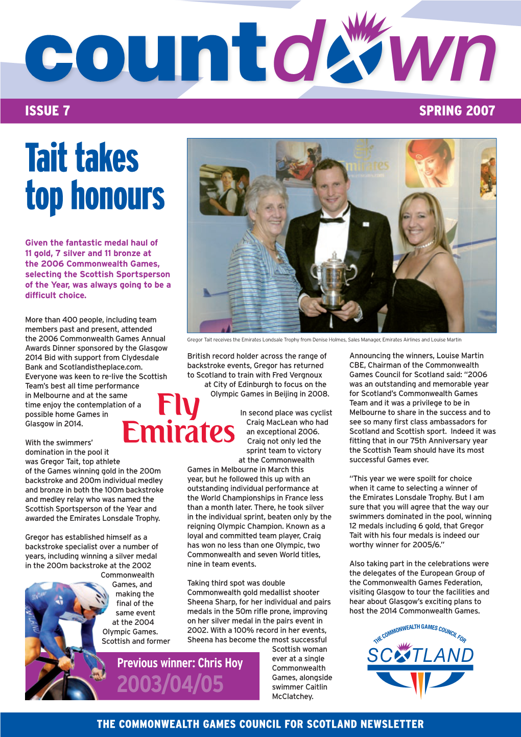 Tait Takes Top Honours