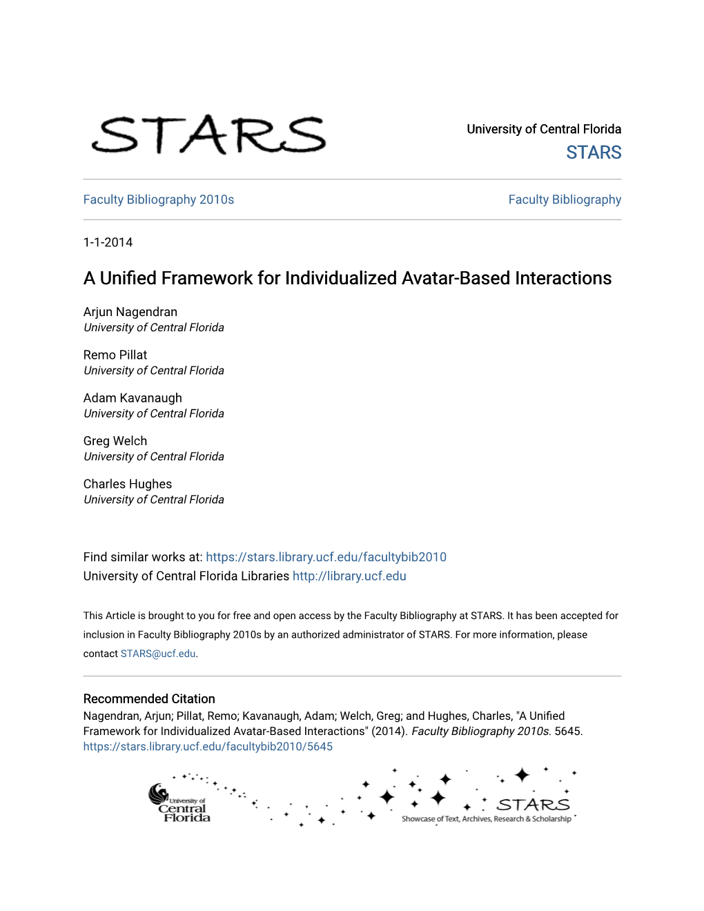 A Unified Framework for Individualized Avatar-Based Interactions