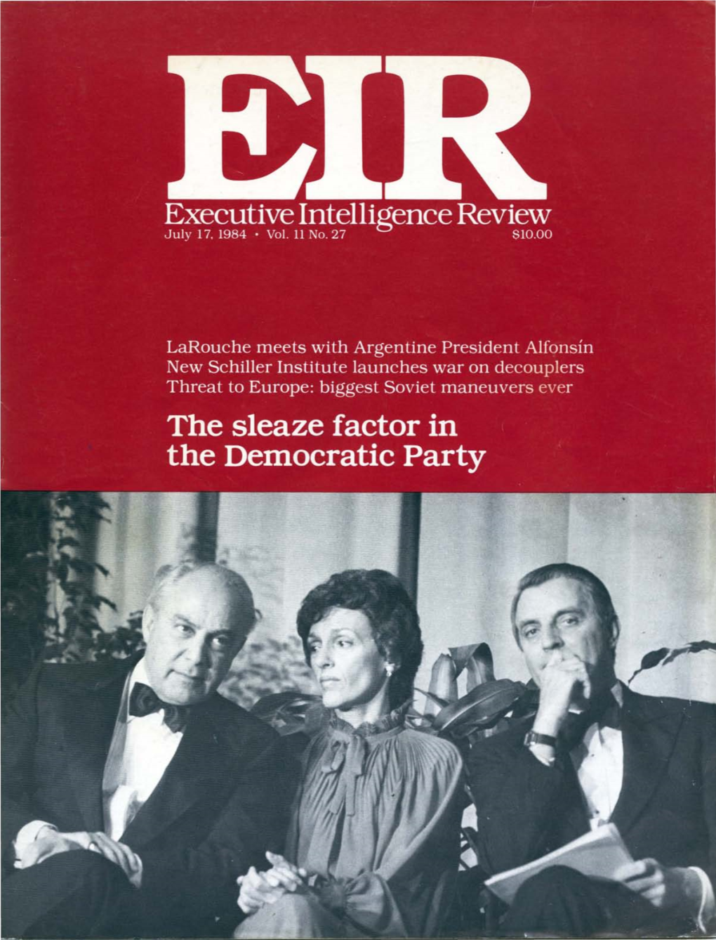 Executive Intelligence Review, Volume 11, Number 27, July 17, 1984