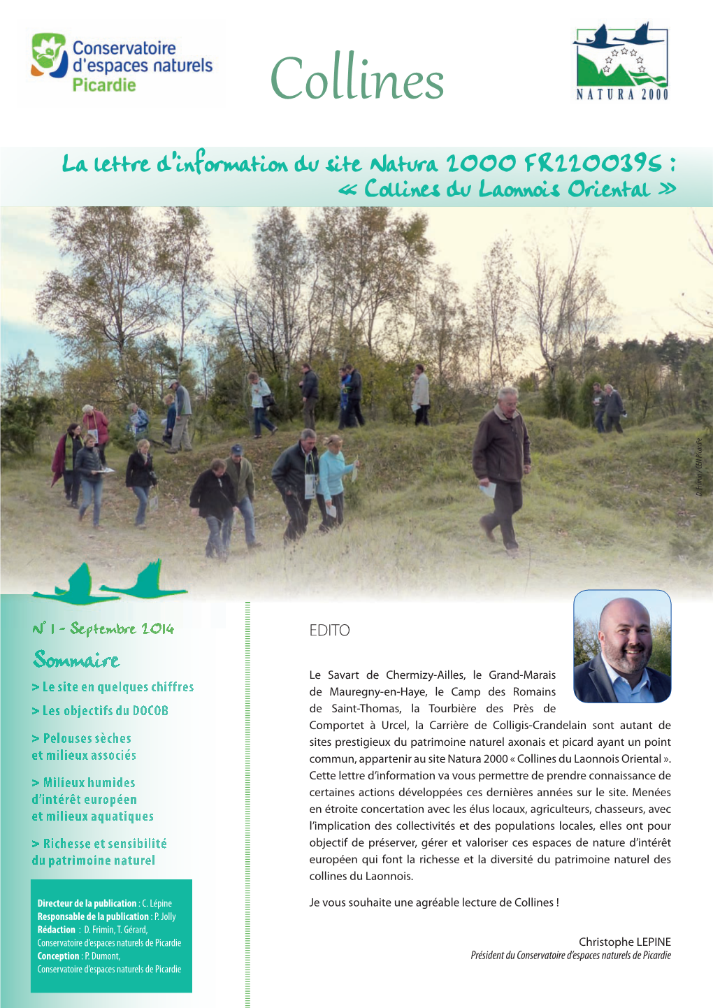 Collines La Lettre D’Information Du Site Natura 2000 FR2200395 : « Collines Du Laonnois Oriental » D