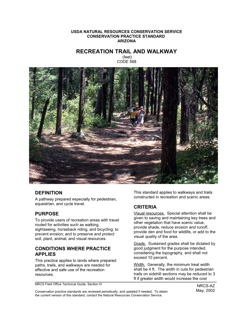 Recreation Trail and Walkway 568