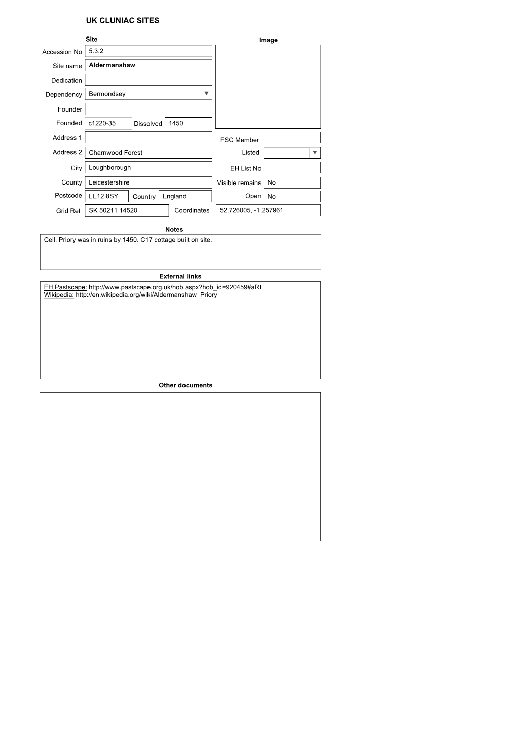 Uk Cluniac Sites