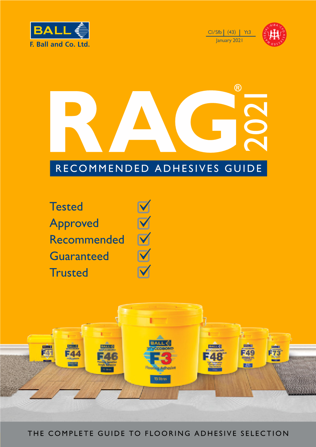 Rag 2021 Recommended Adhesives Guide