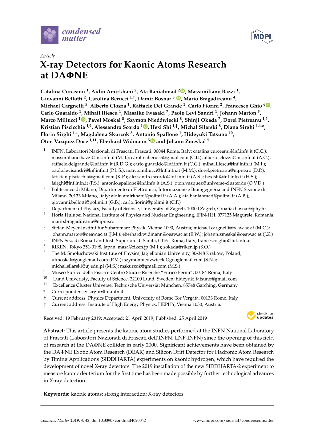 X-Ray Detectors for Kaonic Atoms Research at DAINE