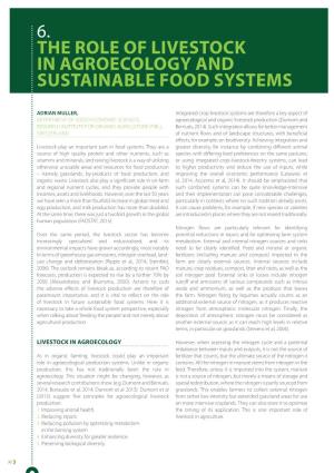 The Role of Livestock in Agroecology and Sustainable Food Systems