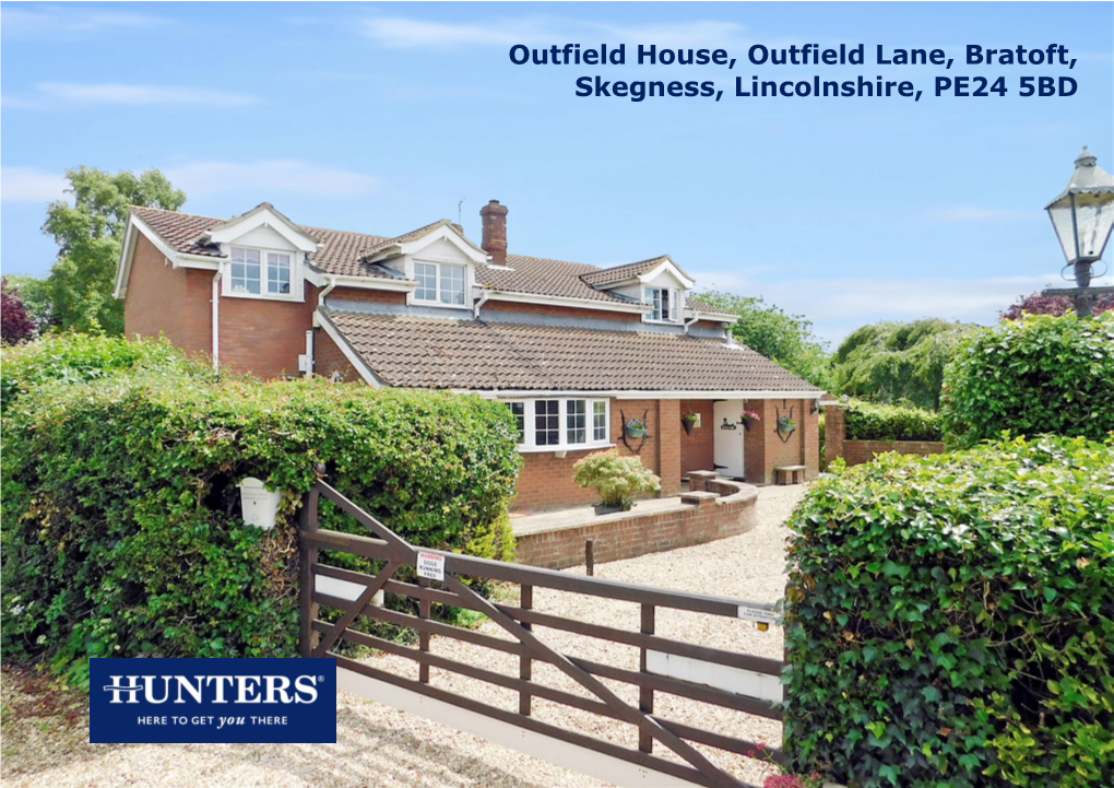 Outfield House, Outfield Lane, Bratoft, Skegness, Lincolnshire, PE24 5BD