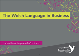 The Welsh Language in Business