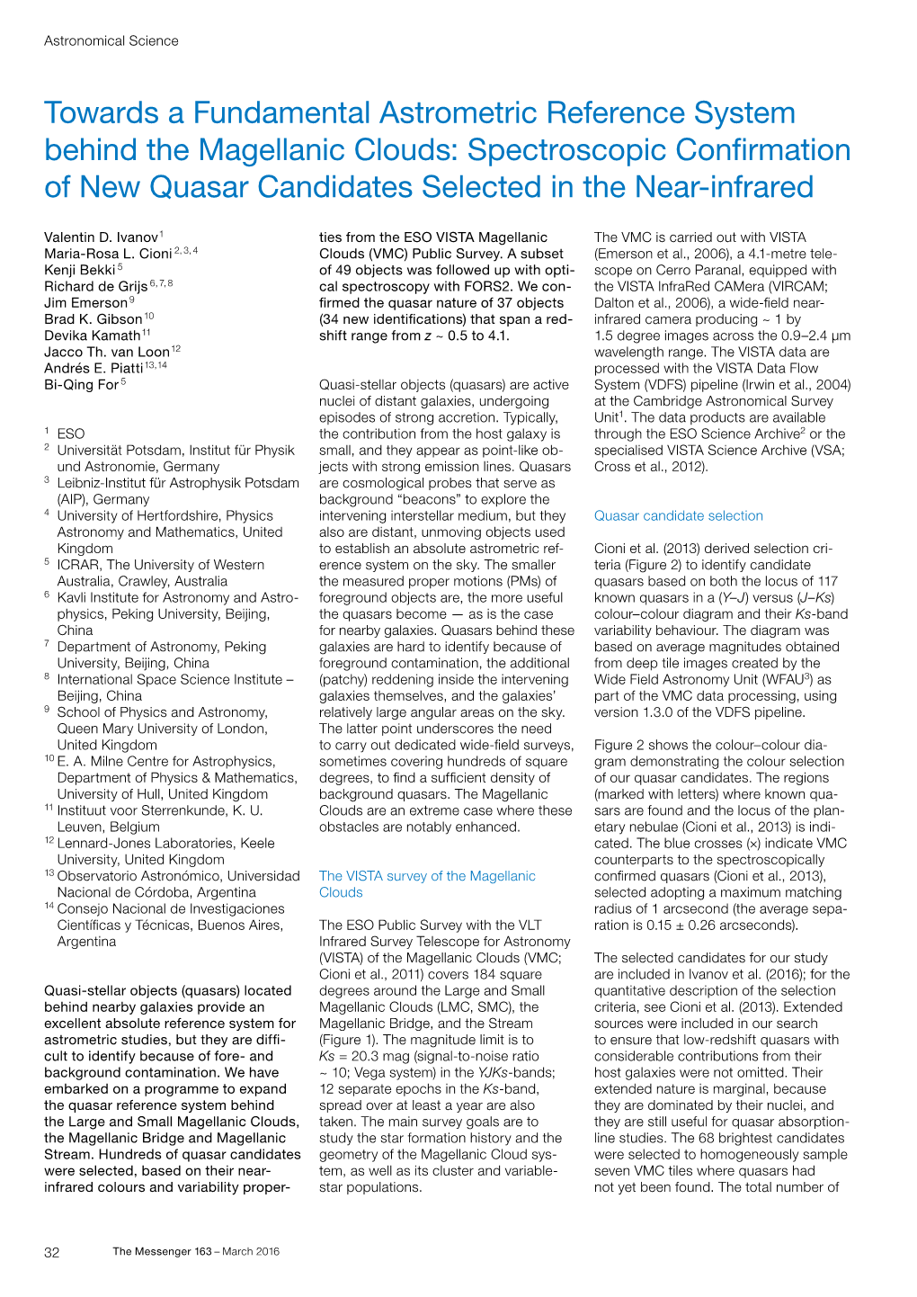 Towards a Fundamental Astrometric Reference System Behind the Magellanic Clouds: Spectroscopic Confirmation of New Quasar Candidates Selected in the Near-Infrared