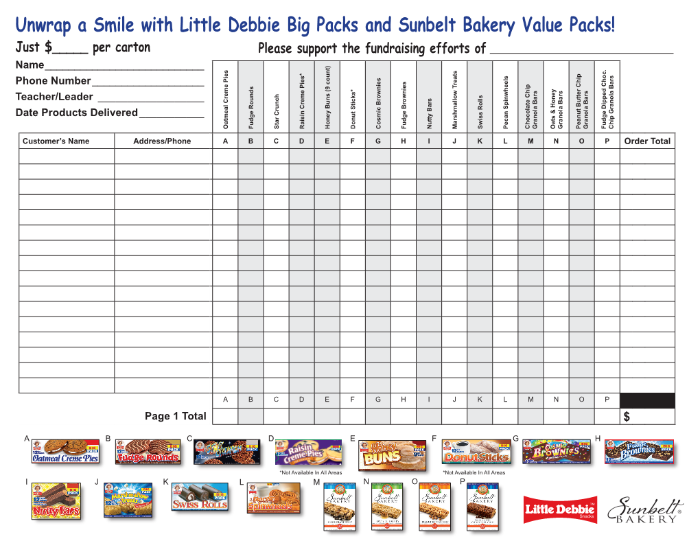 Unwrap a Smile with Little Debbie Big Packs and Sunbelt Bakery
