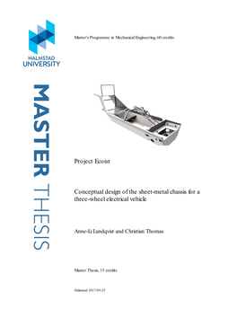 Master Thesis