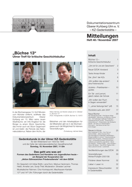 Mitteilungen 48 (November 2007) (PDF)