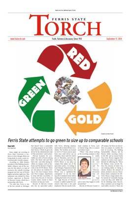 Ferris State Attempts to Go Green to Size up to Comparable Schools