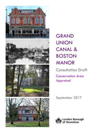 Grand Union Canal & Boston Manor