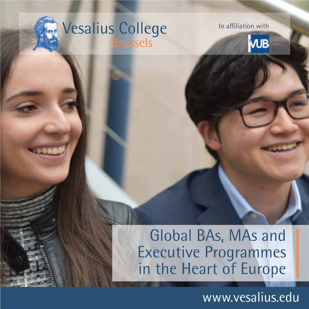 Vesalius College Global Bas, Mas and Executive Programmes in The