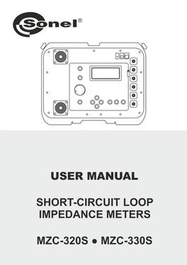 MZC-320S / 330S User Manual