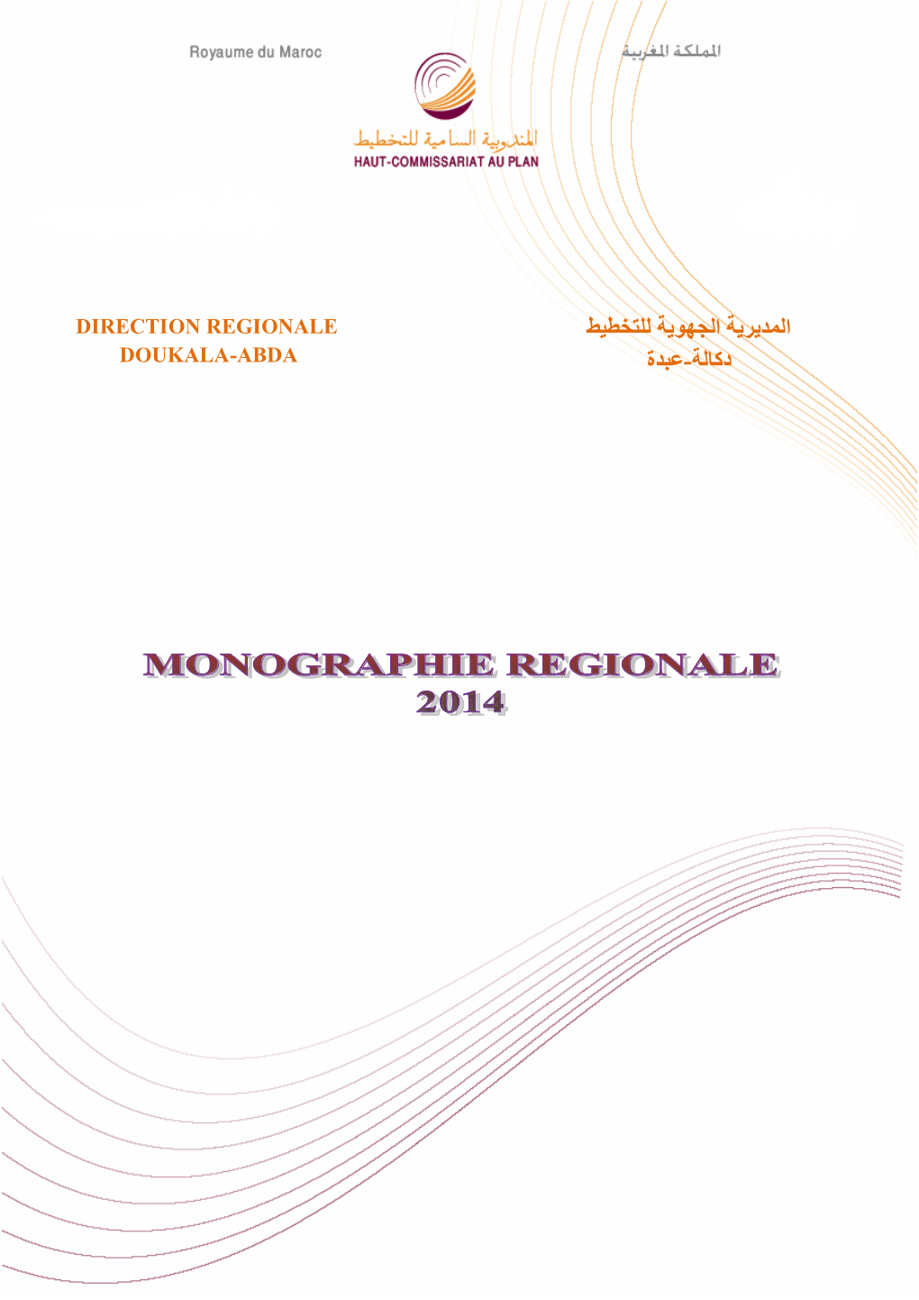 Monographie Régionale Doukala Abda 2014