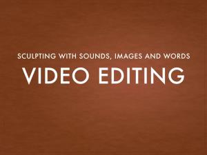 Class Video Editing.Key