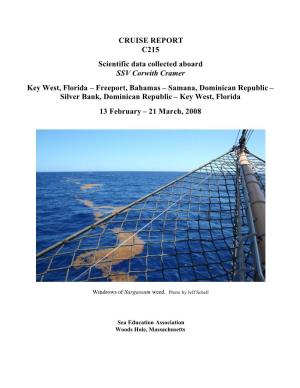 C-215 Cruise Report