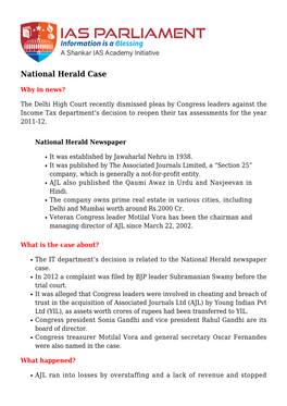 National Herald Case
