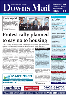 Protest Rally Planned to Say No to Housing