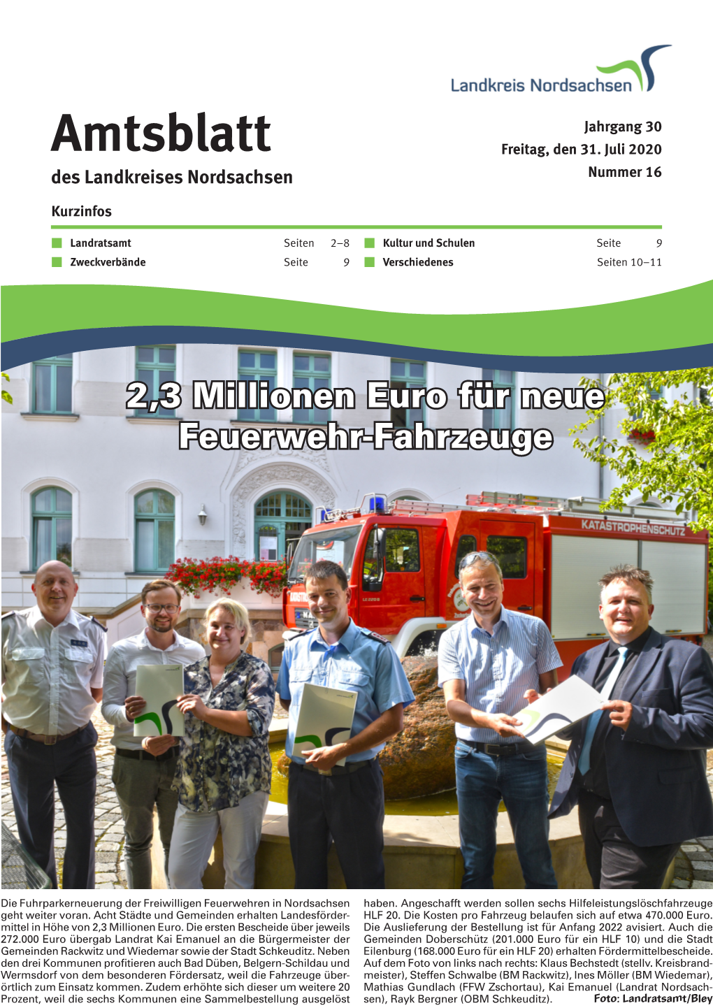 Amtsblatt Des Landkreises Nordsachsen, 31