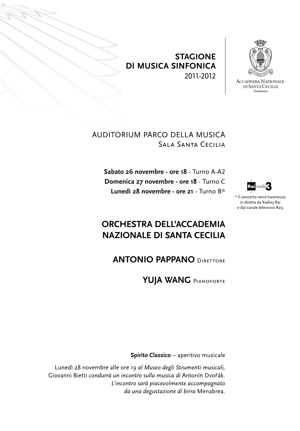 Stagione Di Musica Sinfonica 2011-2012