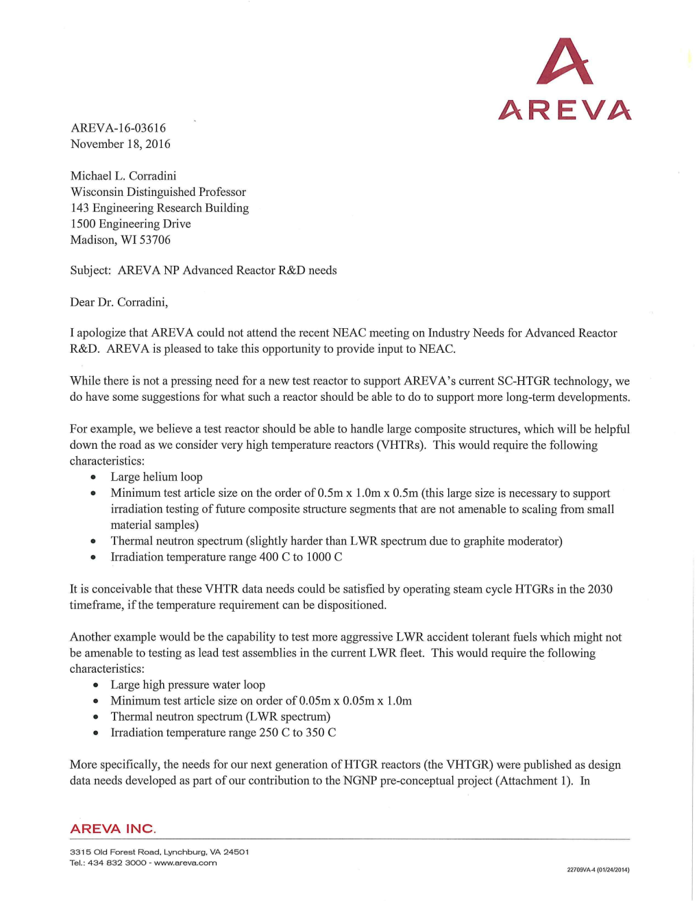 AREVA NP Inc