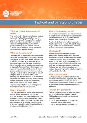 Typhoid and Paratyphoid Fever.Pdf
