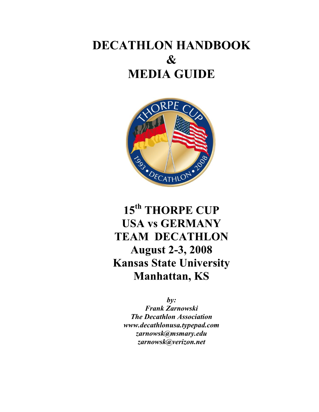 Decathlon Handbook & Media Guide