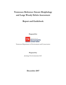 Tennessee Reference Stream Morphology and Large Woody Debris Assessment