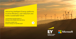 Delivering Intelligent Energy Platforms to Drive Efficiency, Cost Reduction and Build a Sustainable Future