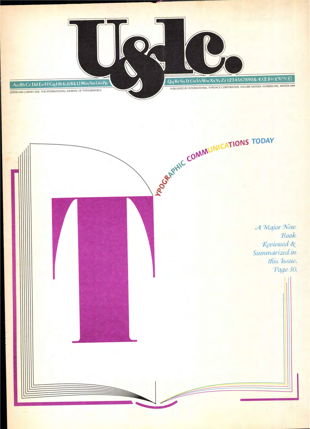 30 Typographic Communications Today