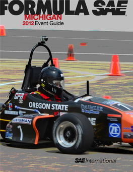 Michigan 2012 Event Guide 2012 Formula SAE Series Official Events