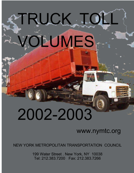 Truck Toll Volumes