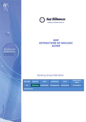Sop Extraction of Nucleic Acids