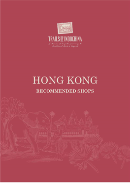 Hong Kong Recommended Shops