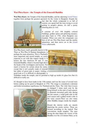 Wat Phra Kaew -.:: GEOCITIES.Ws
