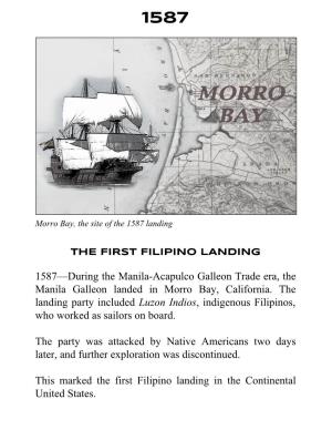 Filipino American History Timeline